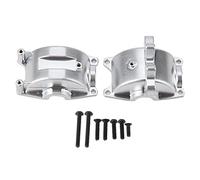 Dilwe Soporte de caja de engranajes RC, soporte de caja de engranajes central RC de metal compatible con WLtoys A959 A979 A969 1/18 RC Car (plata)