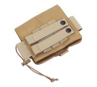 Dilwe Soporte para Botella de Agua para Correr, Riñonera de Hidratación Aislada con Correa Ajustable, Cinturón de Ciclismo de Tela Oxford para Mujeres y Hombres, Color Caqui