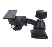 Dilwe Soporte para Buscador de Peces, Brazo Oscilante Horizontal Reforzado, Soporte de Bola Electrónico Marino con Perilla Antirrobo y Ajuste de ángulo Universal, para Accesorios de