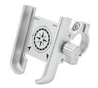 Dilwe Soporte para teléfono de Ciclismo GUB-P40, diseño en Forma de L súper Firme, Soporte Soporte Ajustable de 360 ° para Motocicleta para iPhone Samsung y teléfonos Inteligentes de 31,8 mm(Plata)