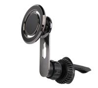 Dilwe Soporte para Teléfono de Tablero Montaje Magnético de Automóvil Montaje de Aluminio Universal de Aluminio 360 Grados Rotación Distancia Ergonómica Ajustable Diseño Plegable con Potente