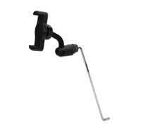 Dilwe Soporte para Teléfono para Saxofón Alto, Lira de Marcha Ajustable para Saxofón, Interfaz Cuadrada de 4,0x4,0 Mm para Práctica de Interpretación