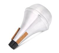 Dilwe Sordina de Trompeta de Aleación de Aluminio, Accesorio para Instrumentos de Viento Metal con Tiras de Corcho para Practicar en Silencio en Interiores y Calentar Antes de una