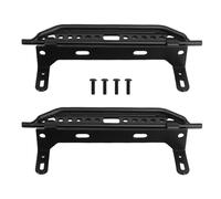 Dilwe Tableros de Carreras de Paso Lateral de Metal, 1 par, Estabilidad Mejorada con Superficie sin Deslizamiento, Placa de Pie de Aleación de Aceleración para 1/10 Rcler RC