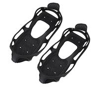 Dilwe Tacos de Hielo Universales para Zapatos, Empuñaduras de Nieve Antideslizantes con Termoplástico TPE y Tachuelas de Acero, para Hombres y Mujeres, Senderismo, Correr, Palear Nieve (L:39-42)