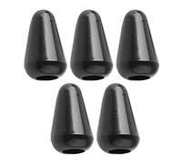 Dilwe Tapa de Perilla de 5 Vías para Guitarra, Sombrero de Plástico Negro para Pastilla de Guitarra Eléctrica, Punta del Interruptor Selector, Duradero y Exquisito para Amantes de la Música, Paquete