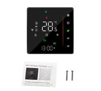 Dilwe Termostato Inteligente de Calefacción por Suelo Radiante de Alta Precisión con Pantalla LED Multicolor, Control de Aplicación para de Calentamiento de Agua, Nivel de Protección IP20