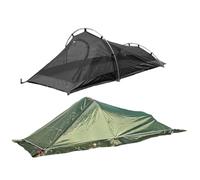 Dilwe Tienda de Campaña, con Instalación Rápida, Diseño de Doble Capa Resistente Al Agua de 2500 Mm, Tienda de Campaña Ligera para 1 Persona para Senderismo y Pesca (Soltero)