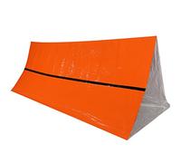 Dilwe Tienda de supervivencia, impermeable al aire libre manta térmica refugio de rescate de emergencia plegable tienda de supervivencia militar Vivac