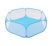 Dilwe Tienda para Animales Pequeños Parque Interactivo Resistente y Transpirable para Mascotas, Fácil Acceso para Madres de Mascotas, 14,6 X 24,0 X 47,2 Pulgadas (Blue)