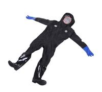 Dilwe Traje de Abeja, Disfraz de Apicultor de Cuero Sintético Engrosado con Visera Transparente y Antideslizantes, Traje Protector de Cuerpo Completo para Hombres y Mujeres Apicultura