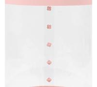 Dilwe Tubo de Almacenamiento de Animales de Peluche, Organizador Transparente Duradero para Juguetes de Peluche, Cubo de Gran Capacidad de 130cm para Habitación de Niños (PINK)