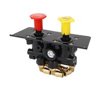 Dilwe Válvula de Freno de Control de Tablero ABS y Válvula de Control Manual de Tablero de Freno de Estacionamiento de Metal OE 801631 5013293 para MV3 BX801631 Reemplazo