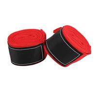 Dilwe Vendas Elásticas para Manos de 2,5 M, Muñequeras Transpirables Que Absorben la Humedad para Boxeo, MMA, Muay Thai, con Cierre de Gancho y Bucle para Entrenamiento de Artes (Rojo)