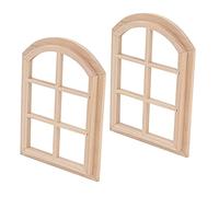 Dilwe VENTANA DE DÍÑOS, CASA DE MUEBLES A MEDIDA 1:12, MOBILLA DE EMBALAJE EN MINITURA