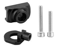 Dilwe VGEBY1 Tensor de Cadena de Bicicleta, Sujetador de Ajuste de guía de Cadena de Bicicleta para Bicicleta Plegable Bicicleta de una Sola Velocidad Fixie(Negro)