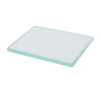 Dilwe Vidrio templado para pulido de cuero, 130 x 100 x 8 mm, herramientas de artesanía de cuero pulido para pulir, herramienta de artesanía de cuero para técnicas de suavizado de cuero de