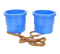 Dilwe Zapatos con Zancos para Niños, Juguete para Caminar para Entrenamiento de Coordinación del Equilibrio con Base Estable, Material de PVC de Primera Calidad, Adecuado para Juegos (Blue)