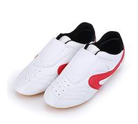 Dilwe Zapatos de Kung Fu, Zapatos Deportivos Unisex de Cuero de PU, Zapatos Livianos, Zapatos de Taekwondo, Boxeo, Taichi, Zapatos Deportivos de Gimnasio con Suela Oxford (35)