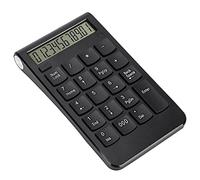 Dilwe1 Teclado numérico inalámbrico portátil, Teclado numérico de Contabilidad financiera de 2,4 G, Teclado Digital Mini USB para Tableta, computadora portátil, computadora portátil(Negro)