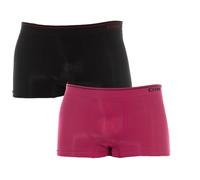 Dim Algodón sin Costuras Pack x2 Basic Bóxer, Negro (Rojo Grenat/Negro 5O7), Medium (Tamaño del Fabricante:4) 2 para Hombre