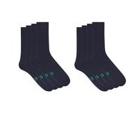Dim Années 90 Coton Style X3 Calcetines, Blanco Crema/Negro/Gris, 43-46 (Pack de 4) para Niños
