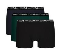 Dim Boxer algodón elástico, Transpirable y de Ajuste óptimo x3, Negro/Vrt Trop/BL Denim, XXL (Juego de 3) Hombre