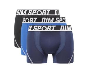 Dim Bóxer Deportivo para Hombre - Juego de 3 | Microfibra Transpirable de Secado rápido | Sujeción y termorregulación óptimas