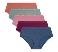 Dim Boxer Femme Lot de 5 | Les Pockets Ecodim Toucher Doux | Coton Stretch | Finitions Extra Plates | Confort Quotidien | Multicolore