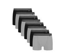 Dim Boxer Pack Ecodim Coton Stretch Confortable Negro Hombre x8, Multicolor, M