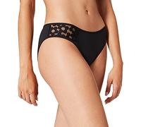 Dim Braga De Microfibra Generous Broderie Mujer x1, Negro, XL