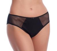 Dim Braga generosa sin Costuras de algodón orgánico x1, Negra, XL Mujer