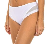 Dim Braga Microfibra Generous Clásico Mujer x1 Blanco 42