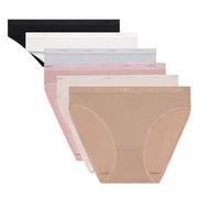 Dim Lote De 6 Slips Con Logo En La Cintura Les Pockets Mujer x6 Multicolor 40/42