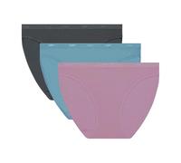 Dim Braga Les Pockets Ecodim Mujer, 100% Algodón, Multicolor, Clásico, Pack de 3 (FR/ES, Letras, M, Regular, Regular, Surtido B9T)