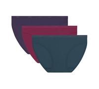Dim Braga Les Pockets Ecodim Mujer, 100% Algodón, Multicolor, Clásico, Pack de 3 (FR/ES, Letras, M, Regular, Regular, Surtido B9W)