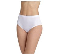 Dim Lote De 2 Slips Para Mujer De Puro Algodón Y Talle Alto Mujer x2, Blanco, L