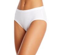 Dim Braga Maxi Quotidiens Cotton Bio Stretch Mujer x2, Blanco, M