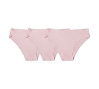 Dim Braguitas Mujer Pack Paquete de 3 Pantalones sexys sin Costuras Informales Deportivos de Color Liso para Mujer con Cintura y Calzoncillos de Media nalga Bragas Princesa Mujer Pack (Pink, M)