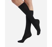 DIM Calcetines altos MODAL STYLE. Color Negro