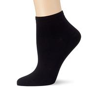 Dim Calcetines Tobilleros Efecto Segunda Piel Mujer X2, Negro, Talla Única