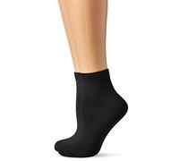 Dim Calcetines Tobilleros Skin Douceur Mujer x2, Negro, Talla Única