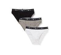 Dim Slip Cotton Stretch Confort Slip, Black/Grey, XXL Hombre