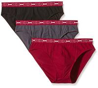 Lote de 3 slips Coton Stretch Hombre Talla XXL. Color Gris