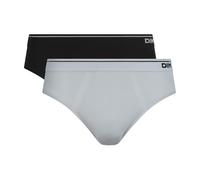 Dim Slip Seamless Coton X2 Cierre, Trufa roja/marrón Intenso, XL (Pack de 2) para Hombre