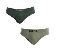 Dim Calzoncillos Tipo Slip Sin Costuras Microfibra elástica Unno Hombre X2, Multicolor, L