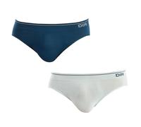 Dim Calzoncillos Tipo Slip Sin Costuras De Algodón Unno Hombre x2, Multicolor, L