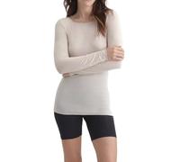Dim Camiseta de Cachemira de Manga Larga y Cuello de Barco para Mujer x1 | Top Cálido y Ultra Suave | Ideal para Invierno | Look Elegante