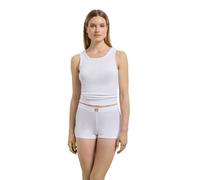 DIM Camiseta sin mangas de punto acanalado DIM x Inès de la Fressange. Color Blanco