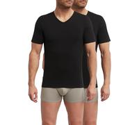 DIM Lote de 2 camisetas con cuello de pico Regul'Activ. Color Negro
